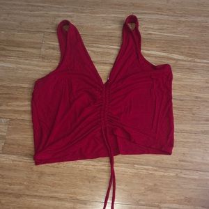 PacSun Red crop top